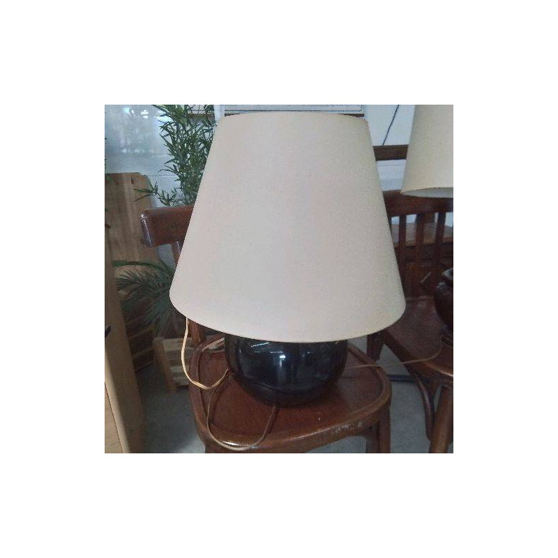 LAMPE BOIS NOIRE 