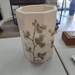 VASE SIGNÉ RAYMONDE LEDUC