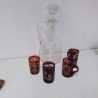 CARAFE ET 4 VERRES 