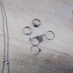 BAGUE ARGENT