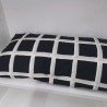 COUSSIN  CARREAUX NOIR GRIS
