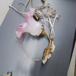 APPLIQUE TULIPE ROSE