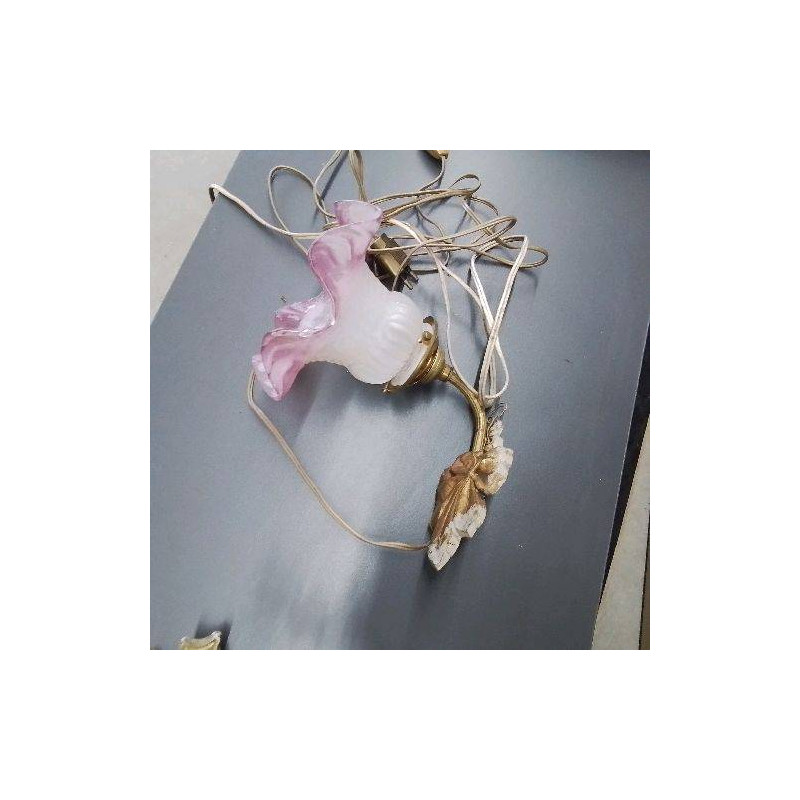 APPLIQUE TULIPE ROSE