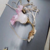 APPLIQUE TULIPE ROSE