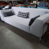 CANAPE 3/4 PLACES TISSU GRIS CLAIR 2,20 METRES