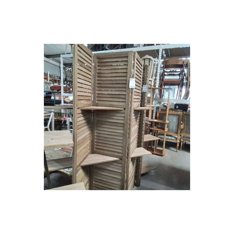 ETAGERES PARAVENT PERSIENNE