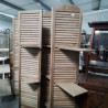 ETAGERES PARAVENT PERSIENNE