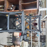 LOT 6 CHAISES BISTROT PLASTIQUE NOIR