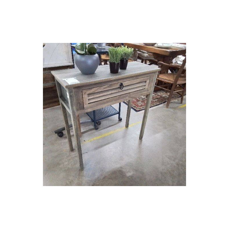 CONSOLE 1 TIROIR PERSIENNE BOIS