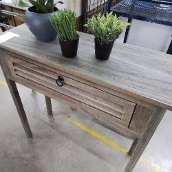 CONSOLE 1 TIROIR PERSIENNE BOIS