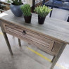 CONSOLE 1 TIROIR PERSIENNE BOIS
