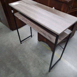 CONSOLE METAL NOIR ET BOIS...