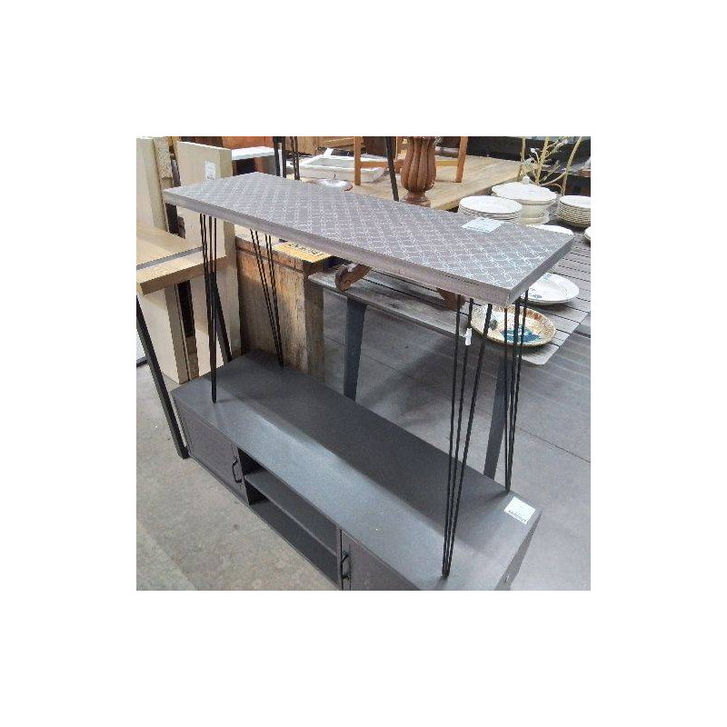 CONSOLE ARABESQUE PIEDS COMPAS