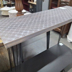 CONSOLE ARABESQUE PIEDS COMPAS