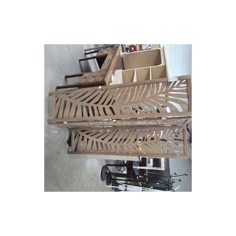 PARAVENT FEUILLAGE BOIS