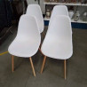 LOT DE 4 CHAISES SCANDINAVES