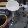 TABOURET HAUT BLANC