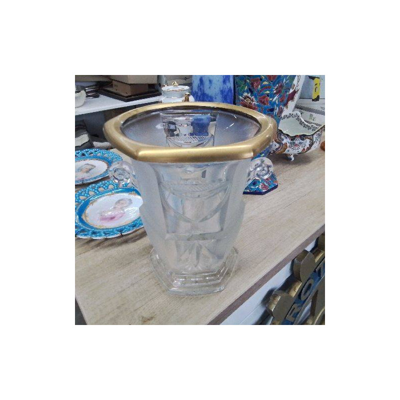 SEAU A CHAMPAGNE CRISTAL DE LORRAINE 