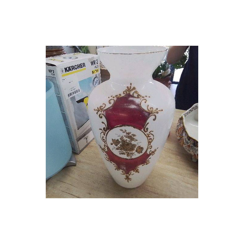 VASE OPALINE BLANC