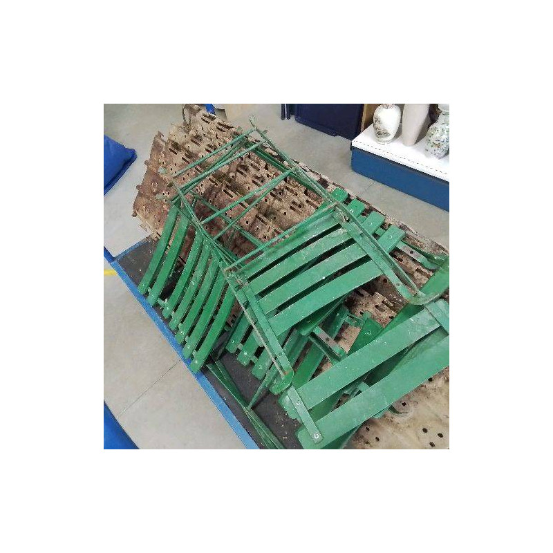 LOT DE 4 CHAISES PLIANTES VERTES