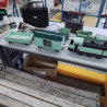 TRAIN BOIS PEINT EN VERT