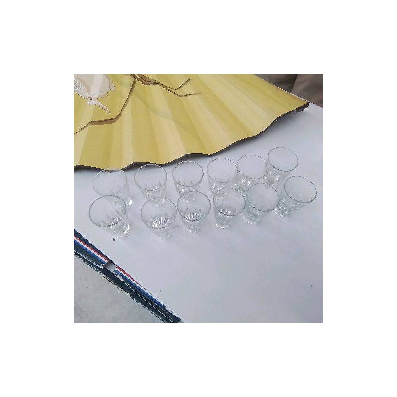 LOT DE 12 VERRES BACCARAT