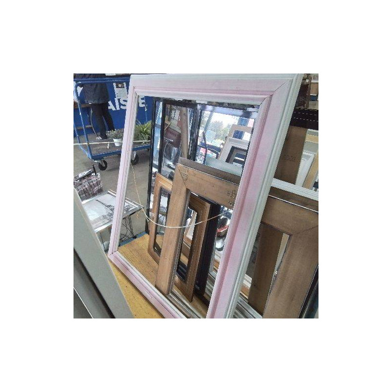 CADRE BOIS NU BLANC ROSE XXL