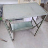 DESSERTE A ROULETTES METAL