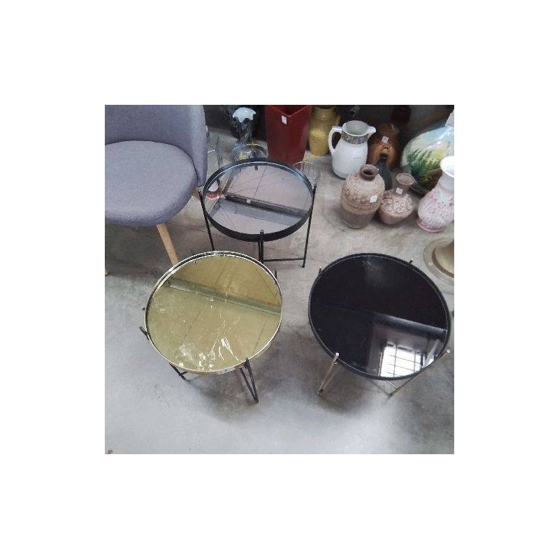 TABLE D’APPOINT MIROIR