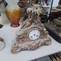 PENDULE DECOR PALMIER 