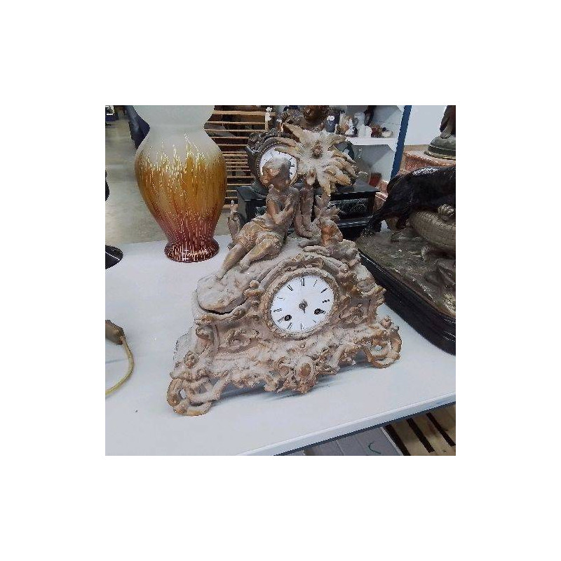 PENDULE DECOR PALMIER 