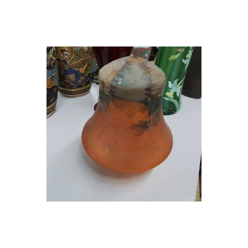 VERRE DE SUSPENSION PEINT DECOR ARBRES