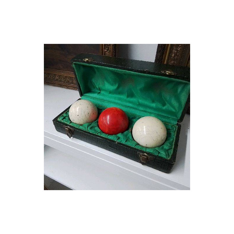 JEU DE 3 BOULES BILLARD FRANCAIS 