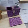 NECESSAIRE DE SALLE DE BAIN VIOLET