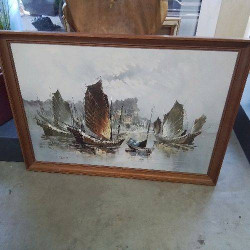 PEINTURE SUR PLAQUE JONES
