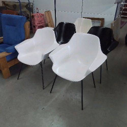 PAIRE DE FAUTEUILS DESIGN...