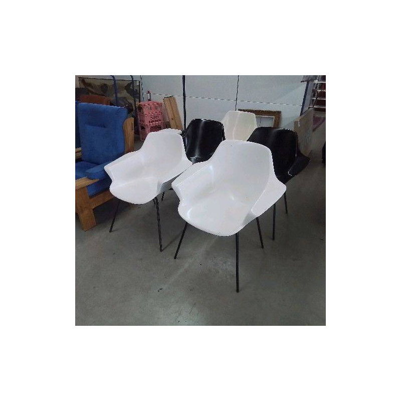 PAIRE DE FAUTEUILS DESIGN PIERRE GUARICHE