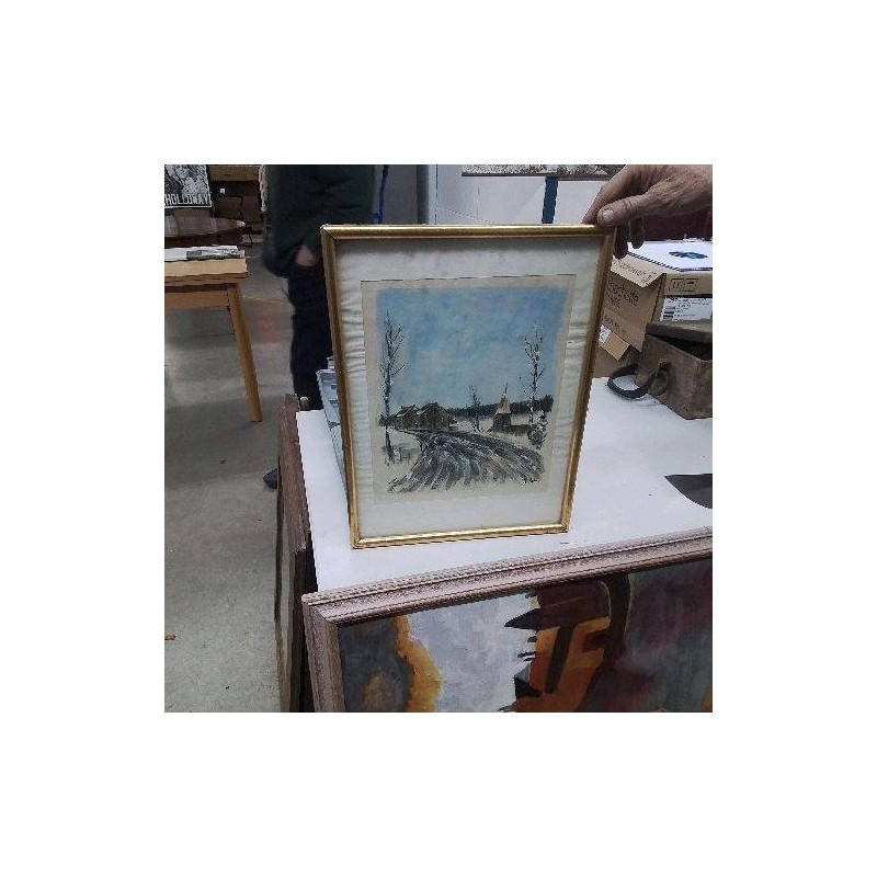 TABLEAU VILLAGE HIVER 