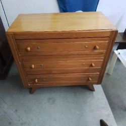 COMMODE 3 TIROIRS VINTAGE