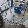 HORLOGE XXL BLEU METAL
