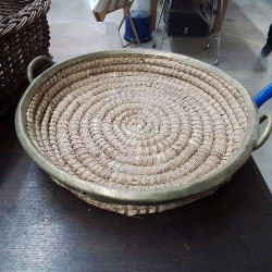 PLATEAU ROTIN ROND 