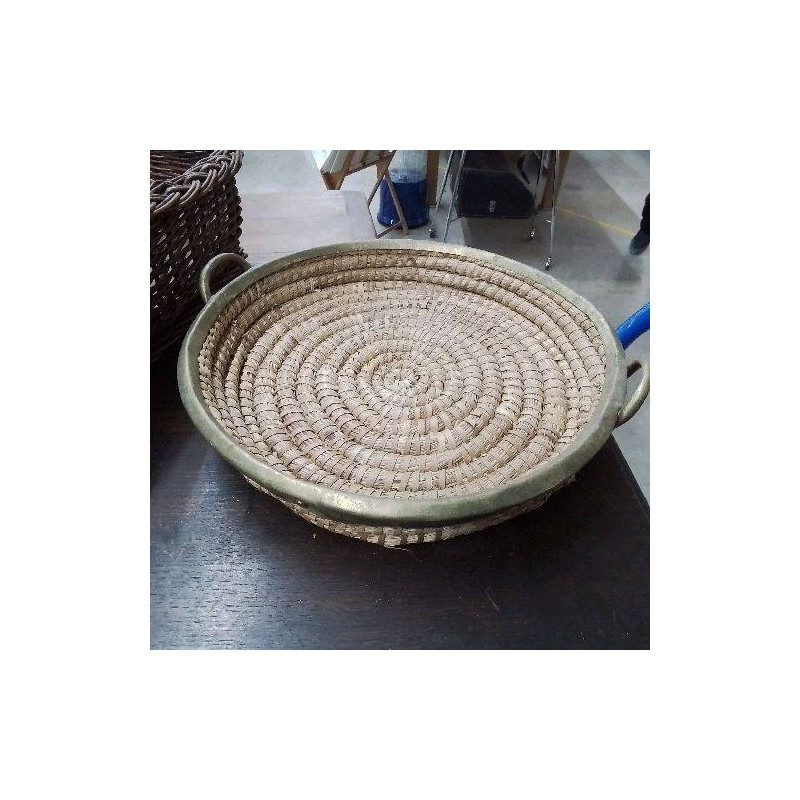 PLATEAU ROTIN ROND 