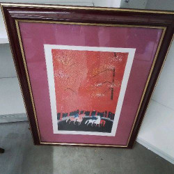 LITHOGRAPHIE SIGNÉE 