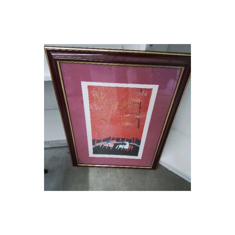 LITHOGRAPHIE SIGNÉE 