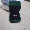 BAGUE EN OR 9K ET ZIRCONIUM (TAILLE 56)