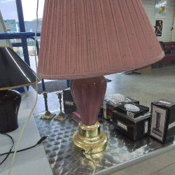 LAMPE ROSE