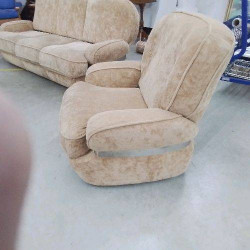 PAIRE DE FAUTEUILS VINTAGE 