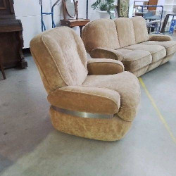 PAIRE DE FAUTEUILS VINTAGE 