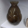 VASE VERRE FUMÉ 