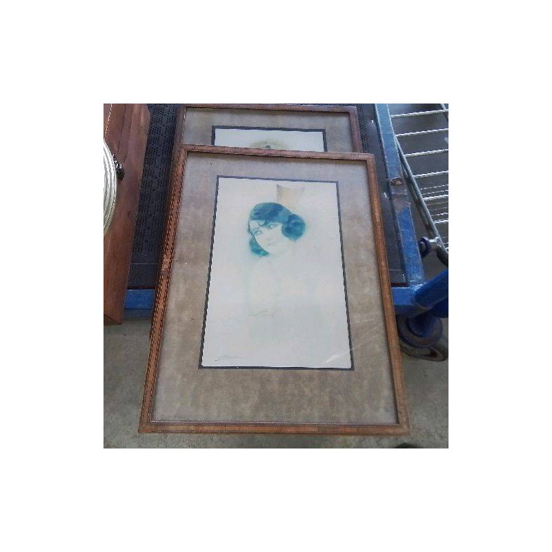 CADRE PORTRAIT ART DECO
